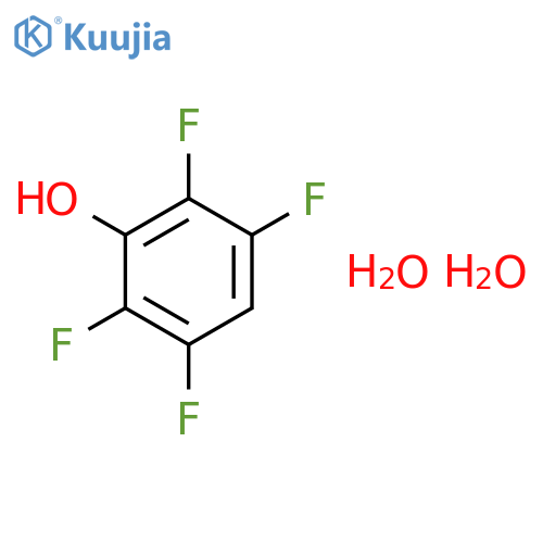 2,3,5,6-tetrafluorophenol dihydrate structure