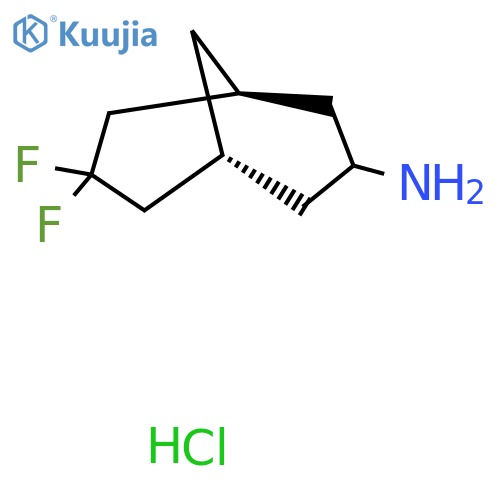 (1R,3s,5S)-7,7-difluorobicyclo3.3.1nonan-3-amine hydrochloride structure