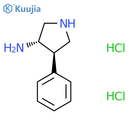 rac-(3R,4S)-4-phenylpyrrolidin-3-amine dihydrochloride, trans structure