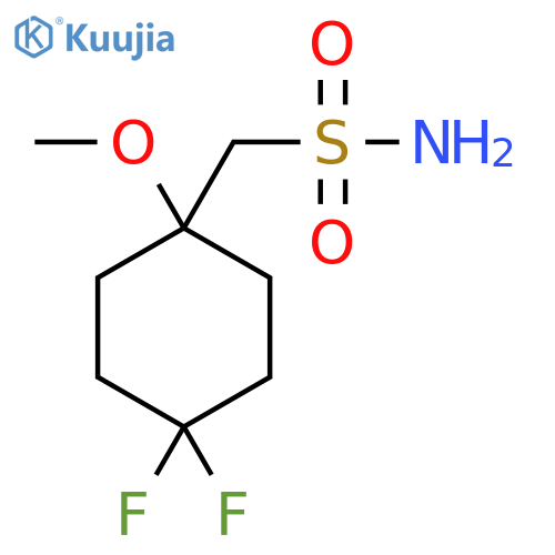 (4,4-Difluoro-1-methoxycyclohexyl)methanesulfonamide structure