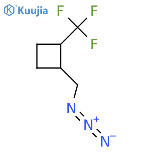 1-(Azidomethyl)-2-(trifluoromethyl)cyclobutane structure