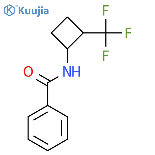 N-2-(trifluoromethyl)cyclobutylbenzamide structure