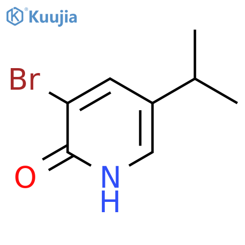 3-bromo-5-(propan-2-yl)-1,2-dihydropyridin-2-one structure