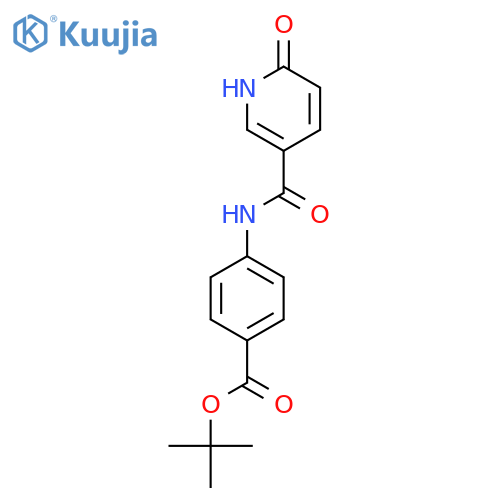 tert-butyl 4-(6-oxo-1,6-dihydropyridine-3-amido)benzoate structure