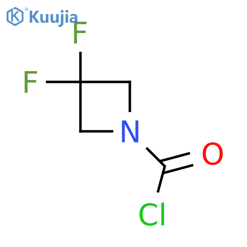 3,3-Difluoroazetidine-1-carbonyl chloride structure
