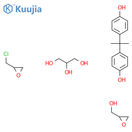 Poly(Bisphenol A-co-epichlorohydrin) glycidyl end-capped structure