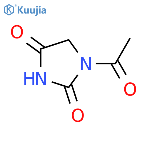 1-acetyl-2,4-Imidazolidinedione structure