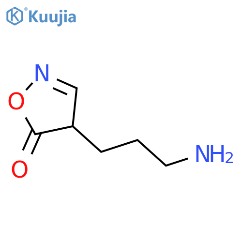 5(4H)-Isoxazolone, 4-(3-aminopropyl)- structure