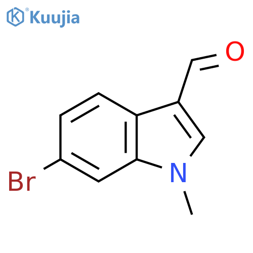 6-Bromo-1-methyl-1H-indole-3-carbaldehyde structure