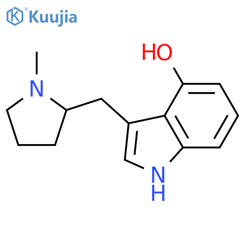 (R)-3-((1-Methylpyrrolidin-2-yl)methyl)-1H-indol-4-ol structure