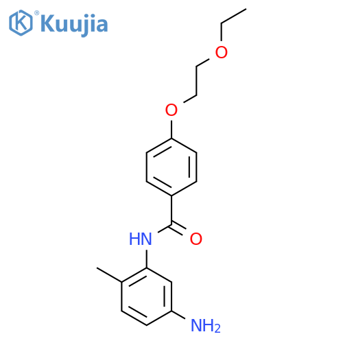 N-(5-Amino-2-methylphenyl)-4-(2-ethoxyethoxy)-benzamide structure