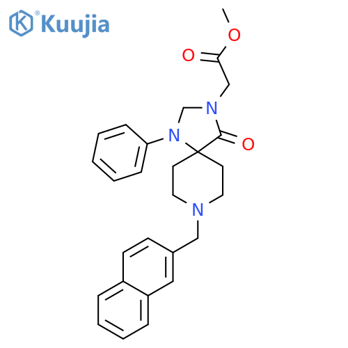 8-(1-Naphthalenylmethyl)-4-oxo-1-phenyl-1,3,8-triazaspiro4.5decane-3-acetic acid Methyl Ester structure
