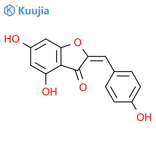 3(2H)-Benzofuranone, 4,6-dihydroxy-2-[(4-hydroxyphenyl)methylene]- structure