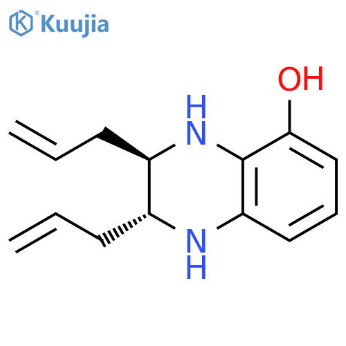 rel-(2R,3R)-1,2,3,4-Tetrahydro-2,3-di-2-propen-1-yl-5-quinoxalinol structure
