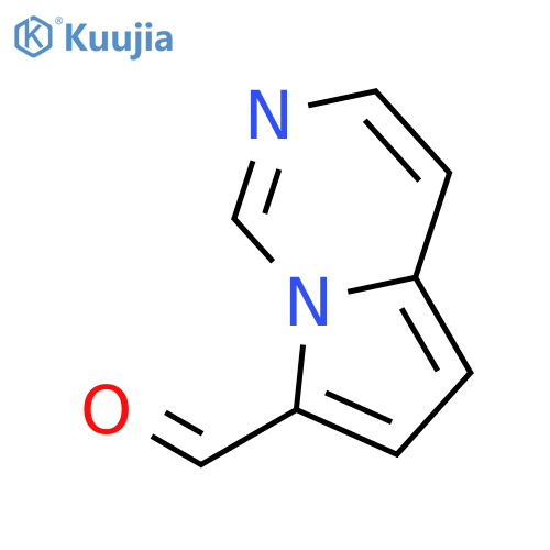Pyrrolo[1,2-c]pyrimidine-7-carboxaldehyde structure