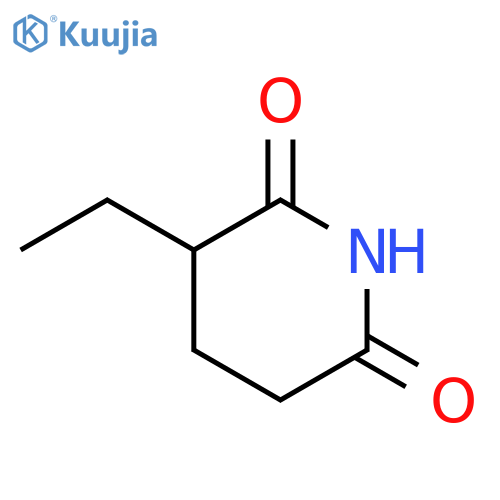 2,6-Piperidinedione, 3-ethyl- structure