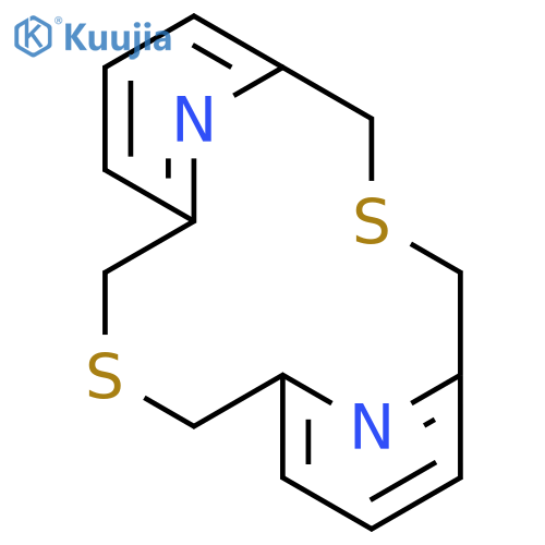 3,11-Dithia-17,18-diazatricyclo[11.3.1.15,9]octadeca-1(17),5,7,9(18),13,15-hexaene structure