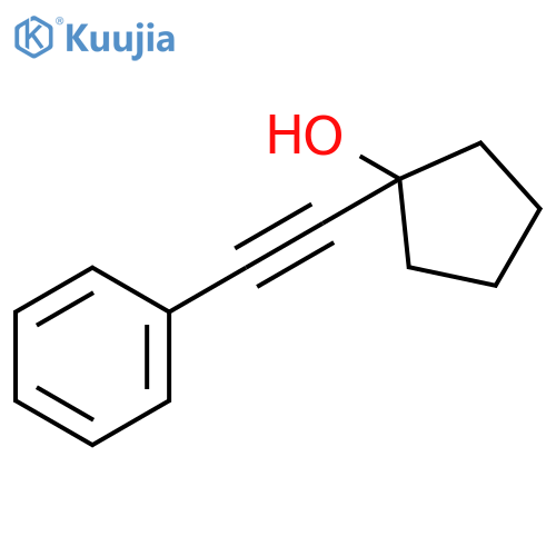Cyclopentanol,1-(2-phenylethynyl)- structure