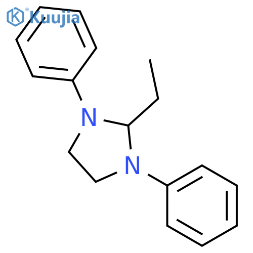 2-ethyl-1,3-diphenylimidazolidine structure