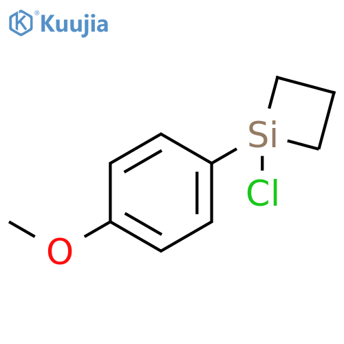 Silacyclobutane,1-chloro-1-(4-methoxyphenyl)- structure