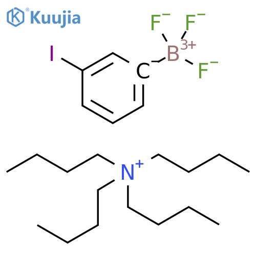Tetrabutylammonium 3-iodo phenyltrifluoroborate structure