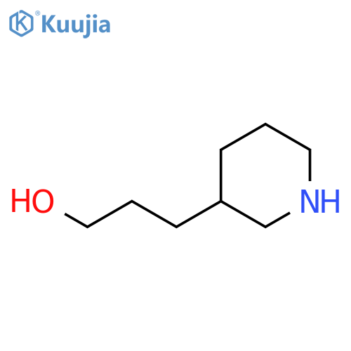 3-(Piperidin-3-yl)propan-1-ol structure
