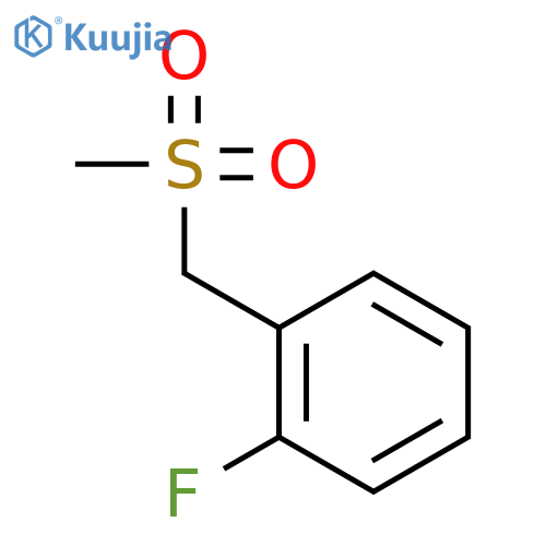 1-fluoro-2-(methylsulfonylmethyl)benzene structure