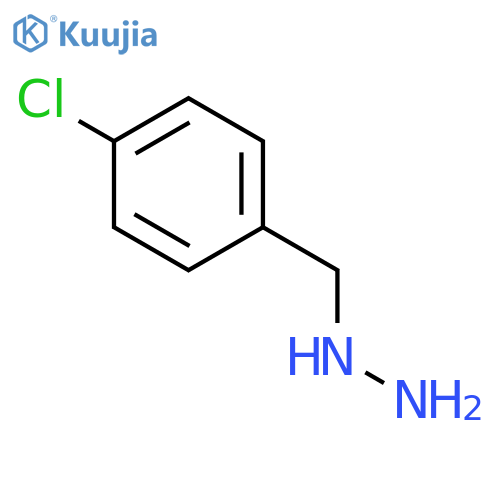 [(4-chlorophenyl)methyl]hydrazine structure