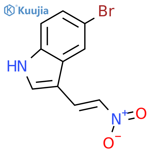 5-bromo-3-(2-nitrovinyl)indole structure