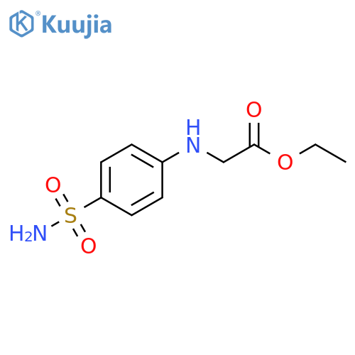 ethyl 2-(4-sulfamoylphenyl)aminoacetate structure