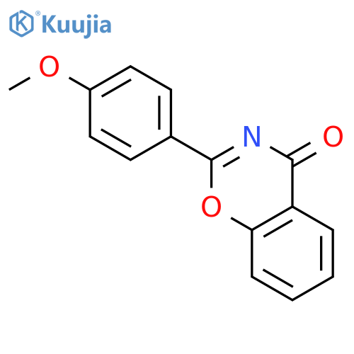 4H-1,3-Benzoxazin-4-one, 2-(4-methoxyphenyl)- structure