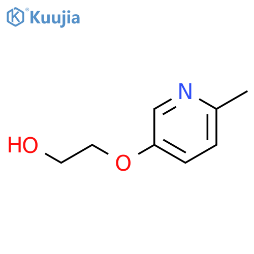 2-[(6-methyl-3-pyridinyl)oxy]-Ethanol structure