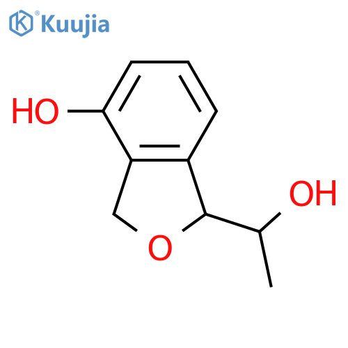 1,3-Dihydro-4-hydroxy-1-(1-hydroxyethyl)isobenzofuran; (1R,1'R)-form structure