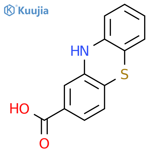 10h-phenothiazine-2-carboxylic Acid structure