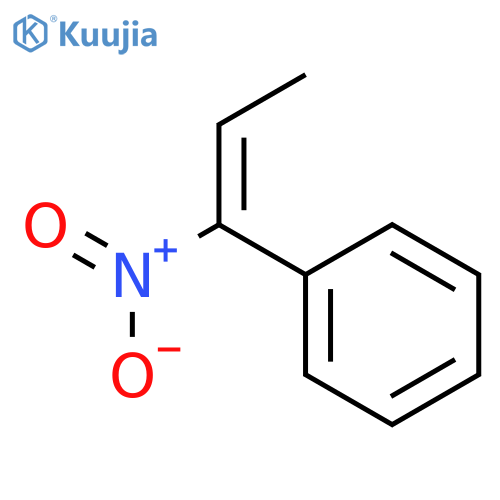 Benzene,(1-nitro-1-propen-1-yl)- structure