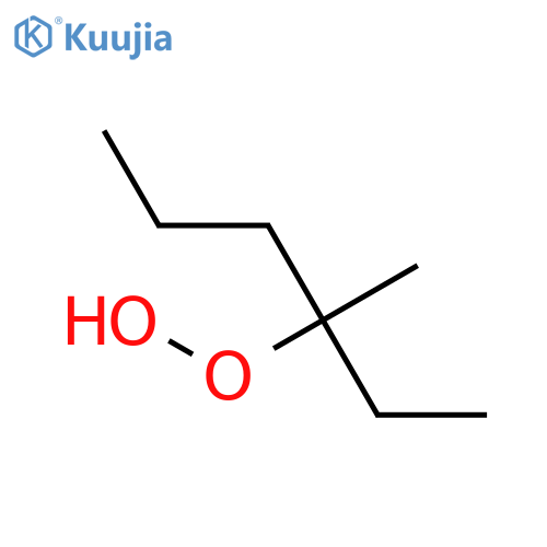 1-Ethyl-1-methylbutyl hydroperoxide structure