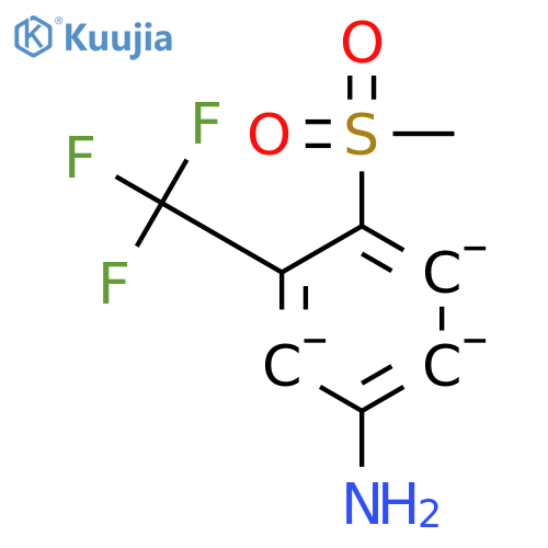 4-(Methylsulfonyl)-3-(trifluoromethyl)aniline structure