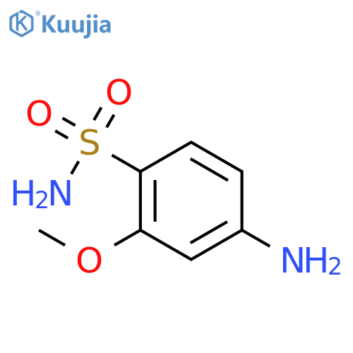 4-amino-2-methoxybenzene-1-sulfonamide structure