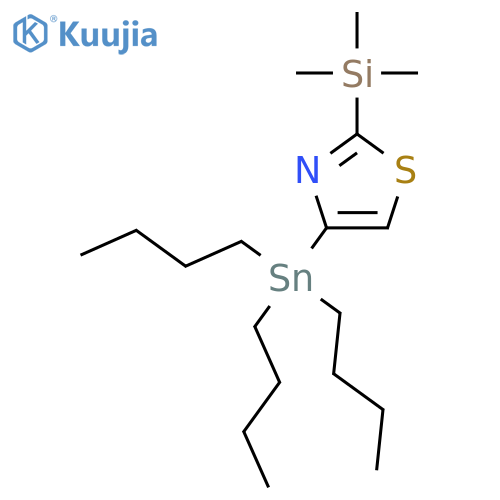 4-(Tributylstannyl)-2-(trimethylsilyl)thiazole structure