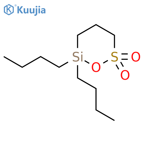 1-Oxa-2-thia-6-silacyclohexane, 6,6-dibutyl-, 2,2-dioxide structure