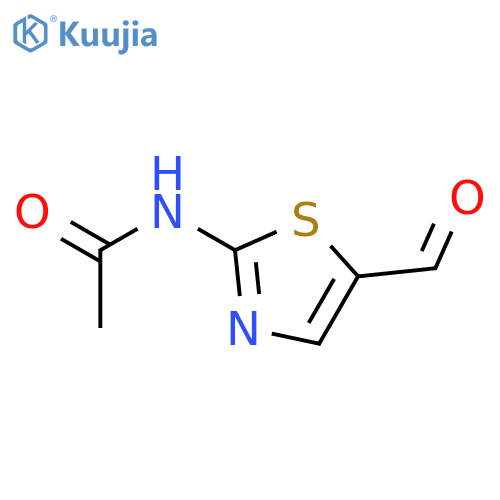 N-(5-formyl-1,3-thiazol-2-yl)acetamide structure