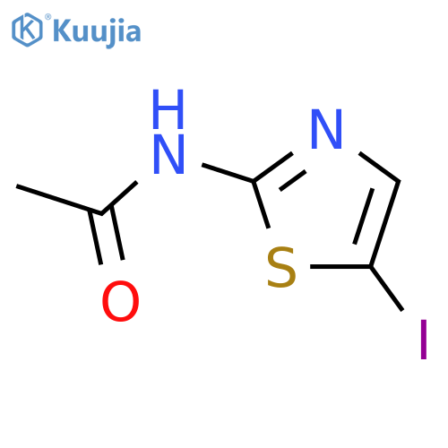 N-(5-iodo-1,3-thiazol-2-yl)acetamide structure