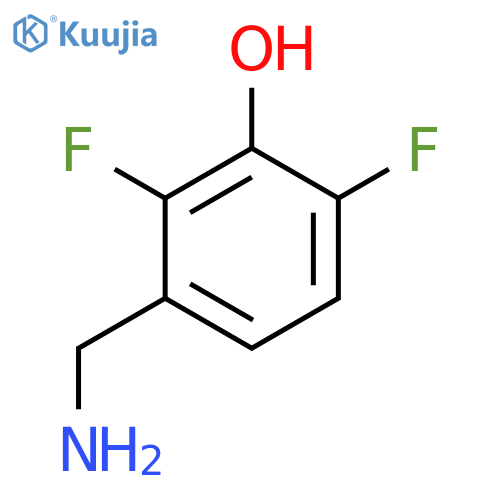 Phenol,3-(aminomethyl)-2,6-difluoro- structure