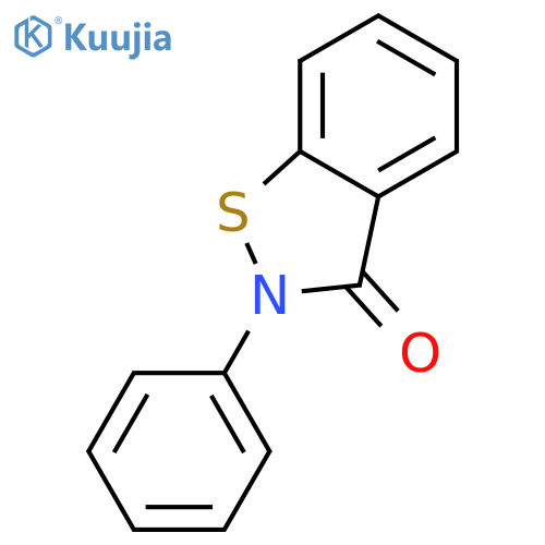 2-phenyl-2,3-dihydro-1,2-benzothiazol-3-one structure