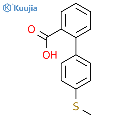 2-(4-Methylthiophenyl)benzoic acid structure