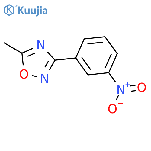 5-methyl-3-(3-nitrophenyl)-1,2,4-oxadiazole structure