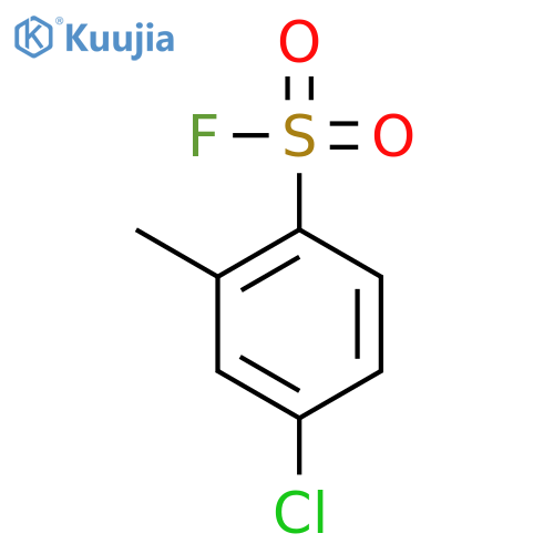 4-chloro-2-methylbenzene-1-sulfonyl fluoride structure
