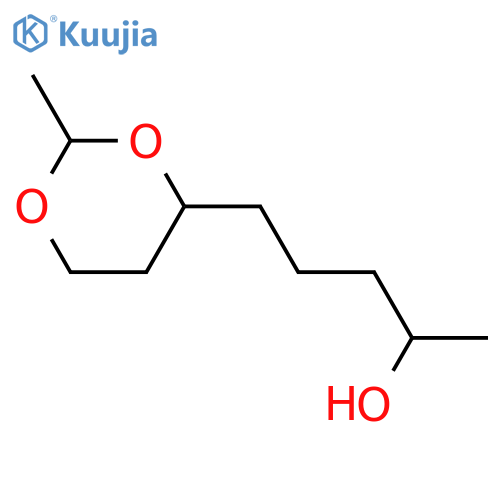 4-(4-Hydroxypentyl)-2-methyl-1,3-dioxane; (2S,4R,4'ξ)-form structure