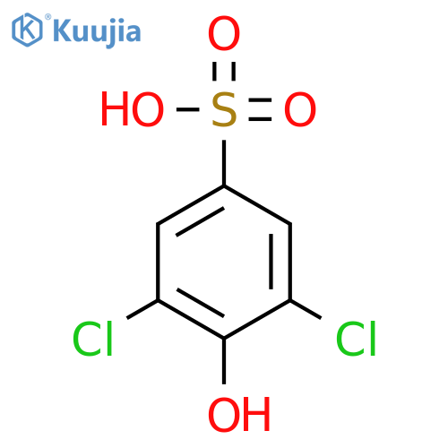3,5-Dichloro-4-hydroxybenzenesulfonic acid structure