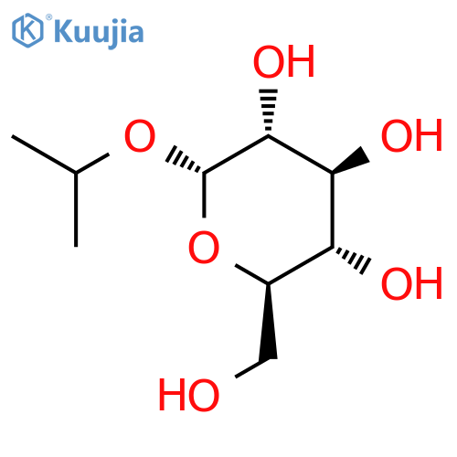 a-D-Glucopyranoside, 1-methylethyl structure